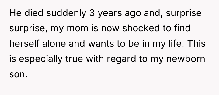 He died suddenly 3 years ago and, surprise surprise, my...