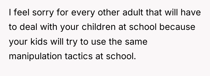 I feel sorry for every other adult that will have...