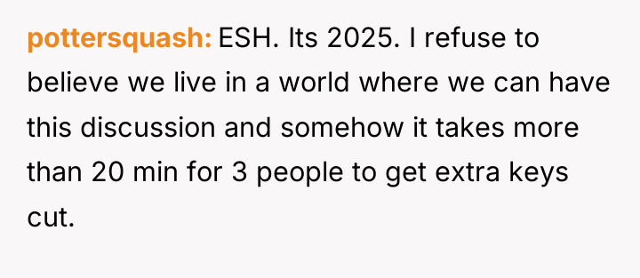 pottersquash ESH. Its 2025. I refuse to believe we live...