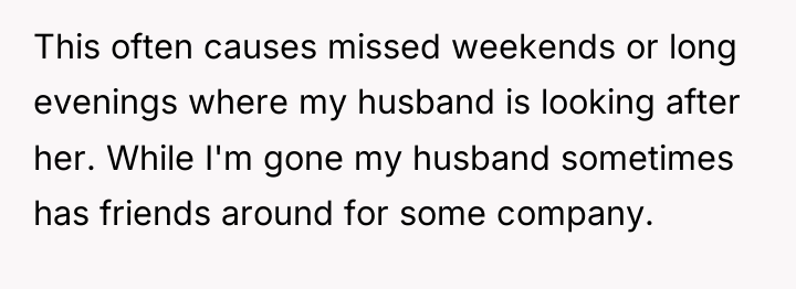This often causes missed weekends or long evenings where my...