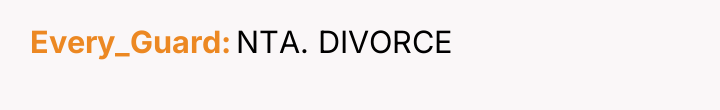 Every_Guard NTA. DIVORCE