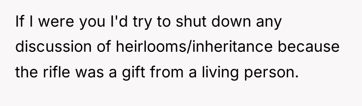 If I were you I'd try to shut down any...