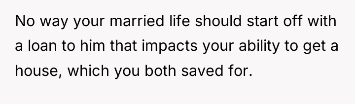 No way your married life should start off with a...