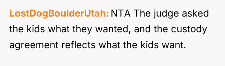 LostDogBoulderUtah NTA The judge asked the kids what they wanted,...