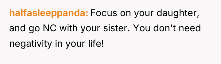 halfasleeppanda Focus on your daughter, and go NC with your...