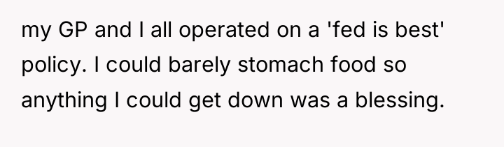 my GP and I all operated on a 'fed is...