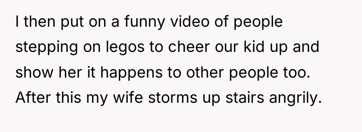 I then put on a funny video of people stepping...