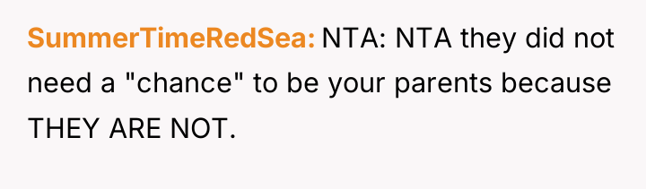 SummerTimeRedSea NTA: NTA they did not need a "chance" to...