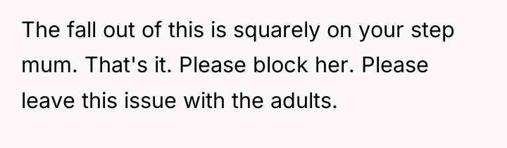 The fall out of this is squarely on your step...
