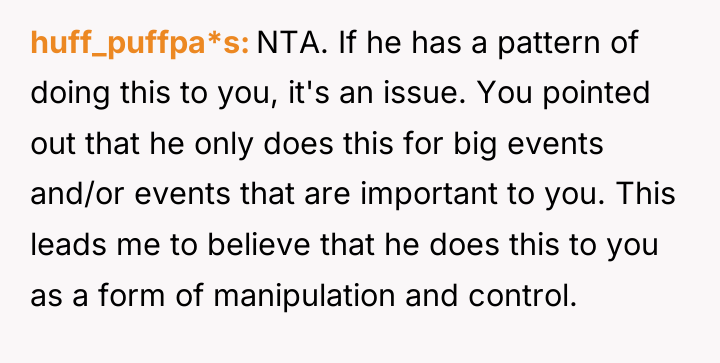huff_puffpa*s NTA. If he has a pattern of doing this...