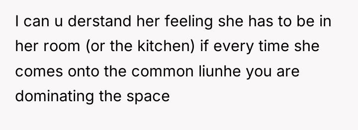 I can u derstand her feeling she has to be...