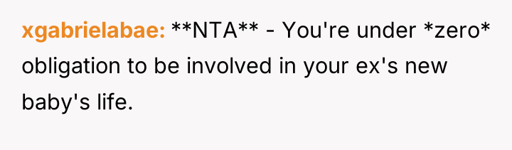 xgabrielabae **NTA** - You're under *zero* obligation to be involved...