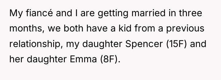 My fiancé and I are getting married in three months,...