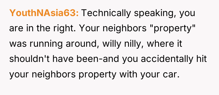YouthNAsia63 Technically speaking, you are in the right. Your neighbors...