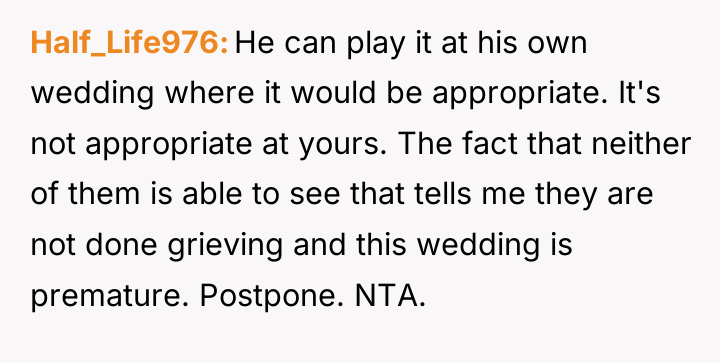 Half_Life976 He can play it at his own wedding where...