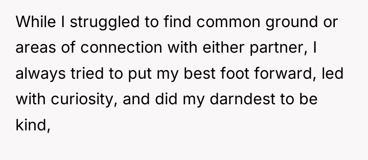While I struggled to find common ground or areas of...