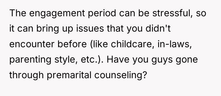 The engagement period can be stressful, so it can bring...