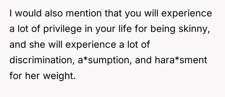 I would also mention that you will experience a lot...
