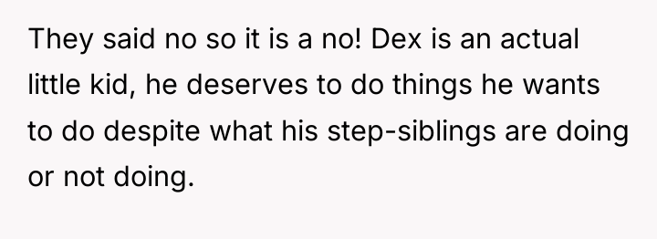 They said no so it is a no! Dex is...