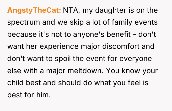 AngstyTheCat NTA, my daughter is on the spectrum and we...