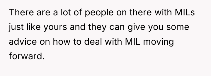 There are a lot of people on there with MILs...