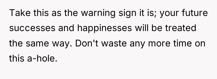 Take this as the warning sign it is; your future...