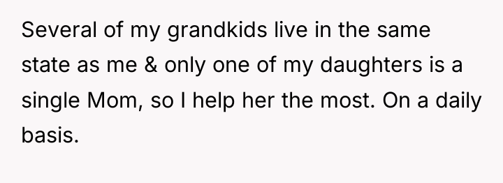 Several of my grandkids live in the same state as...