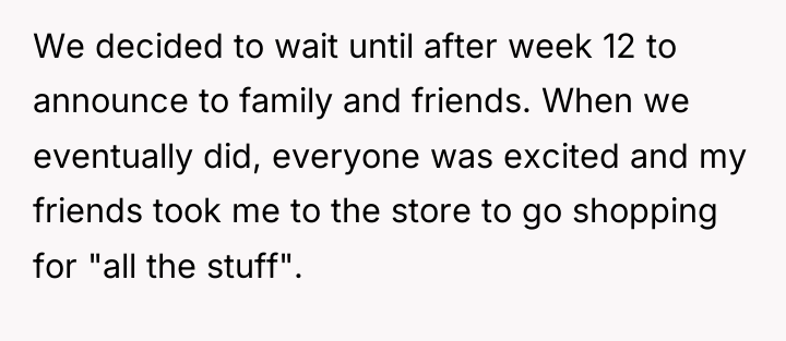 We decided to wait until after week 12 to announce...