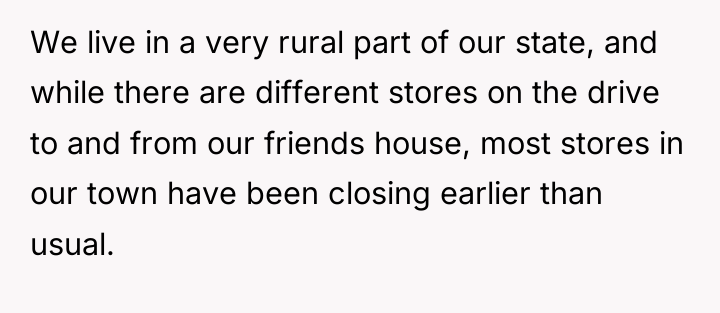 We live in a very rural part of our state,...