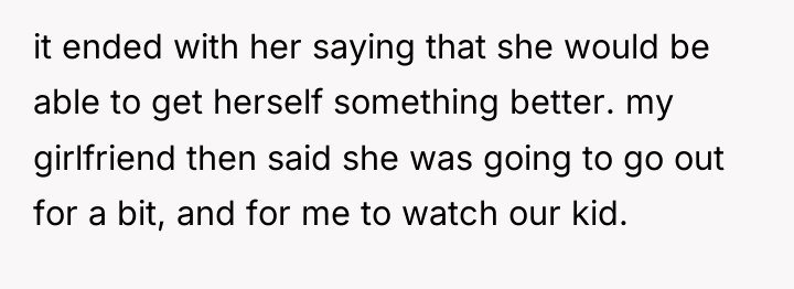 it ended with her saying that she would be able...