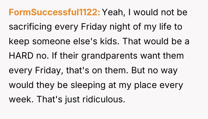 FormSuccessful1122 Yeah, I would not be sacrificing every Friday night...