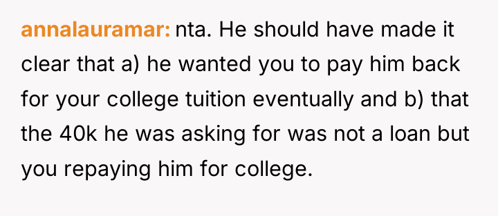 annalauramar nta. He should have made it clear that a)...