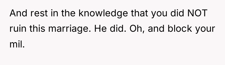 And rest in the knowledge that you did NOT ruin...