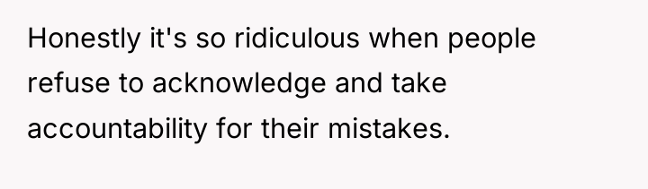 Honestly it's so ridiculous when people refuse to acknowledge and...