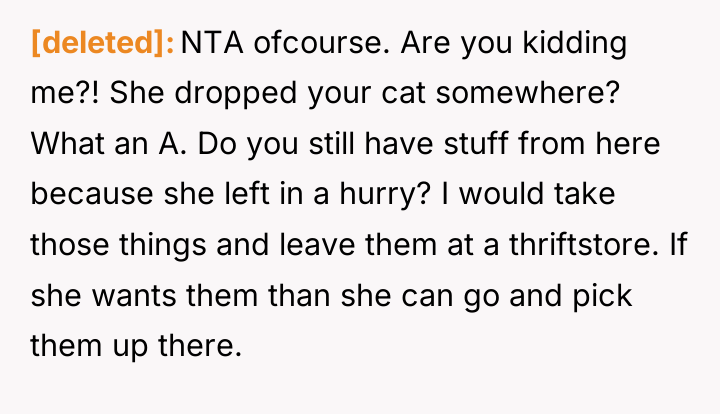 [deleted] NTA ofcourse. Are you kidding me?! She dropped your...
