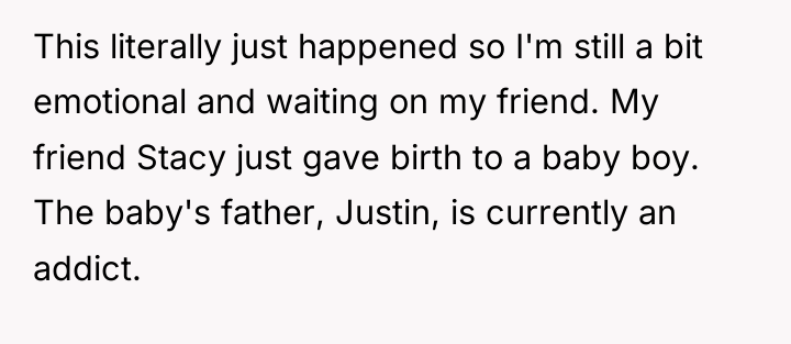 This literally just happened so I'm still a bit emotional...