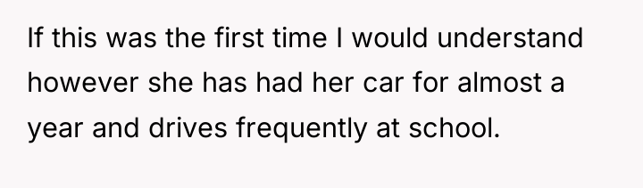 If this was the first time I would understand however...