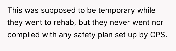 This was supposed to be temporary while they went to...