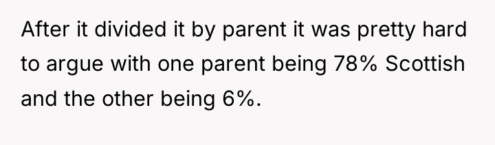 After it divided it by parent it was pretty hard...