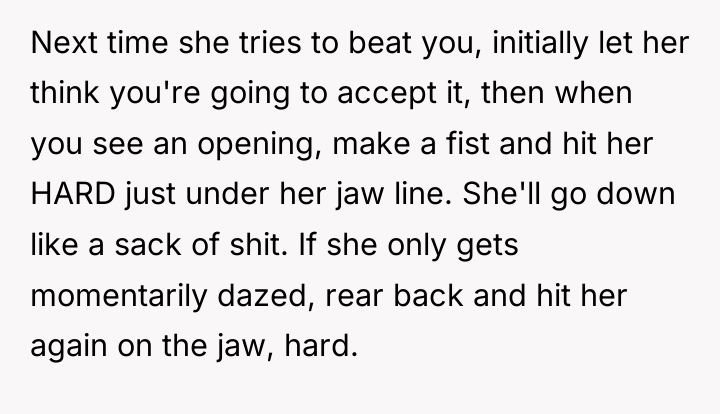 Next time she tries to beat you, initially let her...