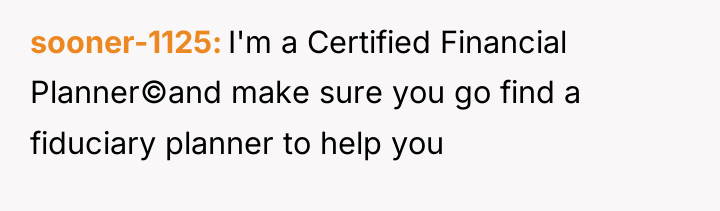 sooner-1125 I'm a Certified Financial Planner©and make sure you go...