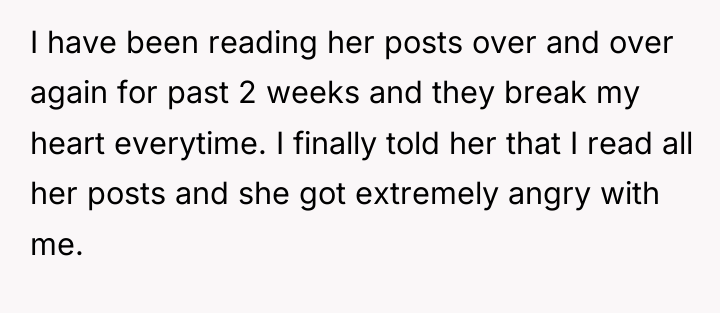 I have been reading her posts over and over again...