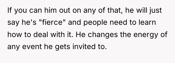 If you can him out on any of that, he...