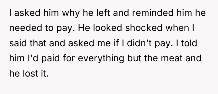 I asked him why he left and reminded him he...