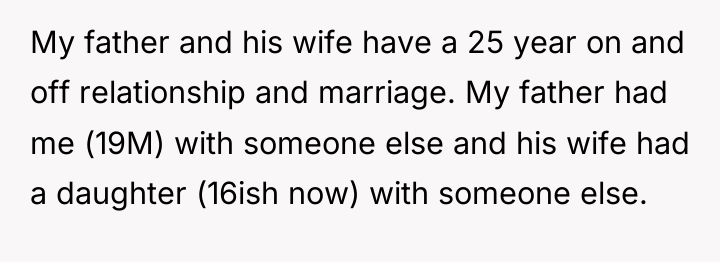 My father and his wife have a 25 year on...