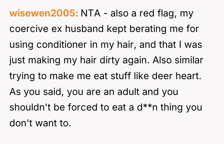 wisewen2005 NTA - also a red flag, my coercive ex...