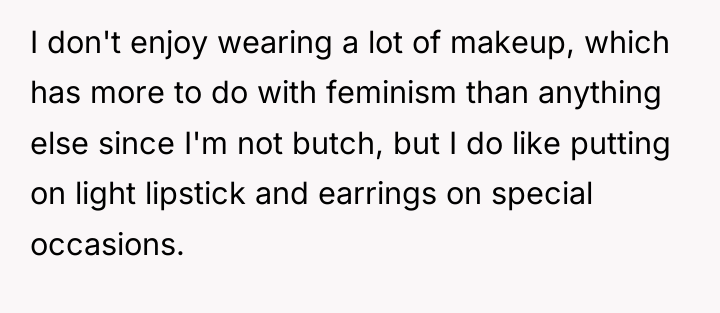 I don't enjoy wearing a lot of makeup, which has...
