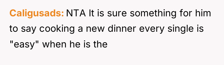 Caligusads NTA It is sure something for him to say...