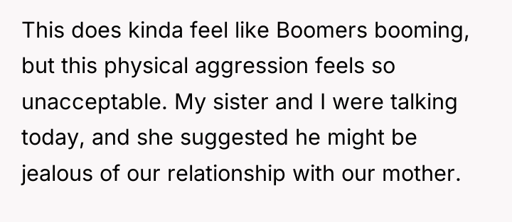 This does kinda feel like Boomers booming, but this physical...