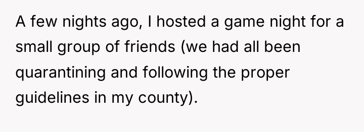 A few nights ago, I hosted a game night for...